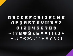 Horned - Modern Bold Display Font