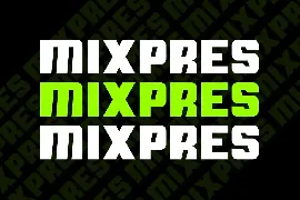 Mixpres  - Sport Font