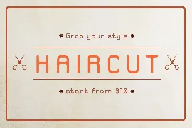 Barbershop - Vintage Retro Font