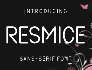 Resmice font