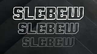 Slebew Line Font