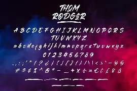 Thom Rodger font