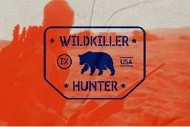 Amateur Hunter - Handdrawn sans font