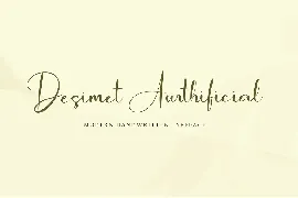 Authentical font