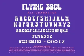 Flying Soul - Groovy Retro Display font