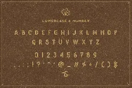 The Brewski - Textured Typeface font