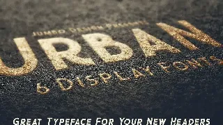 Urban - Display Style Font