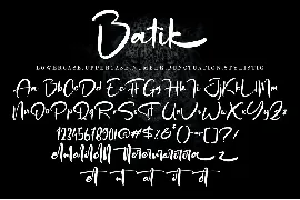 Batik font