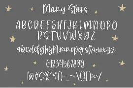 Many Stars font