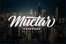 Muctar font