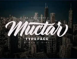 Muctar font