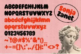 Sonja Zanet - Bubble Y2K Fonts