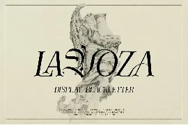 Lavoza typeface font