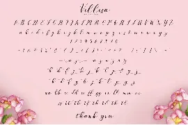 Vellesa Script font