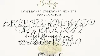 Bostesga font