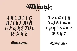 Miliard Script font