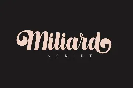 Miliard Script font