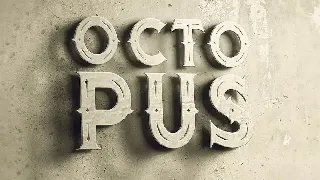 Octopus - Vintage Style Font