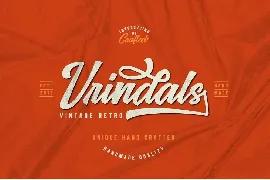 Vrindals Script font