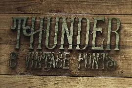 Thunder Typeface font