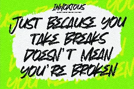 INNOXIOUS - Annoying Rough Brush Font