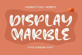 Display Marble Cute Display Font