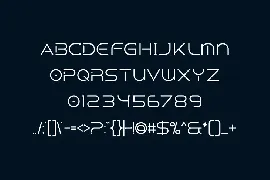 Preonix Techno futuristic font