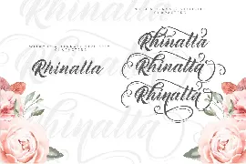 Rhinatta Script font