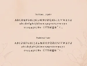 Traditional and Exceptional Font Duo