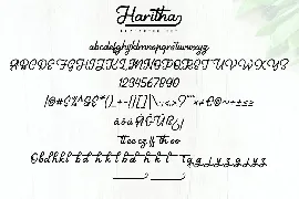 Haritha | Handcrafted Monoline Script Font