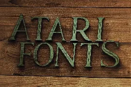 Atari - Vintage Style Font