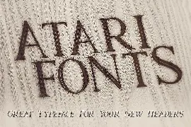 Atari - Vintage Style Font