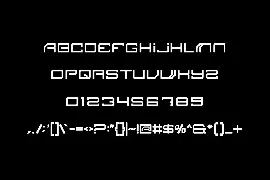 Abpars - futuristic font