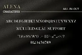 ALENA Advertisement Font