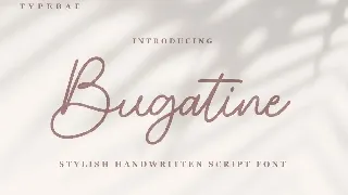 Bugatine Handwritten Script Font