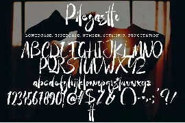 Pilegastto font