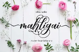 Mahligai - Script font