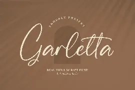 Garletta Script Font