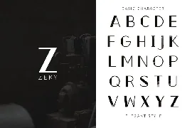 Zeky Typeface Font