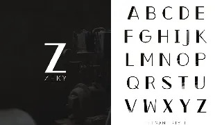 Zeky Typeface Font