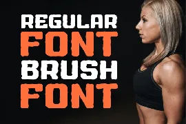 Sportex Workout Brush font