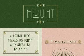 Monterio - Modern Art Deco Typeface font