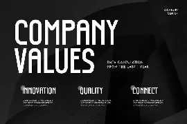 Ronald - Modern Corporate Condensed Font