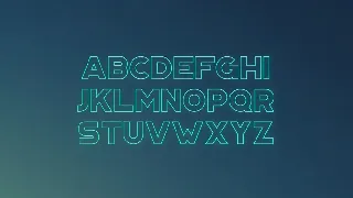 Portico Outline font