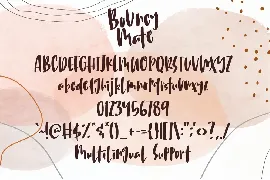 Bouncy Mate Quirky Font