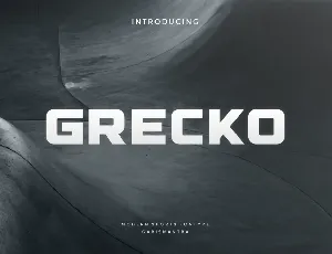 Grecko font