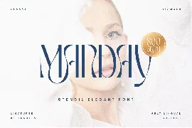 Manday Typeface font