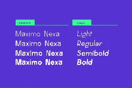 Maximo Nexa Font