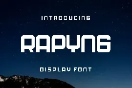 Rapyng font