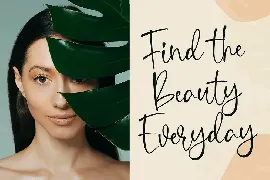 Shelina Beauty Script Font